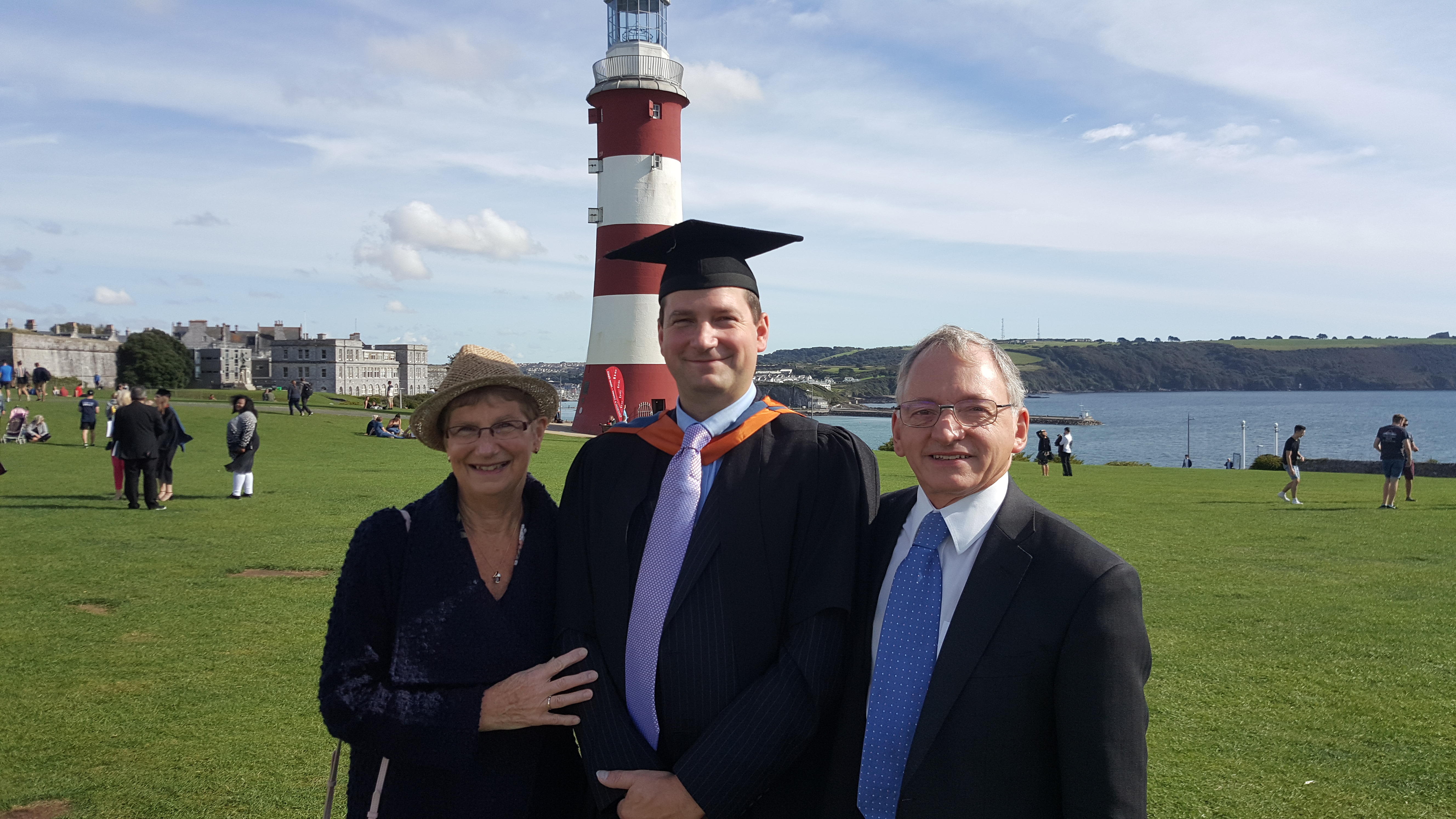 Stuart Billinghurst graduating with a Master of Arts in Performance Practice