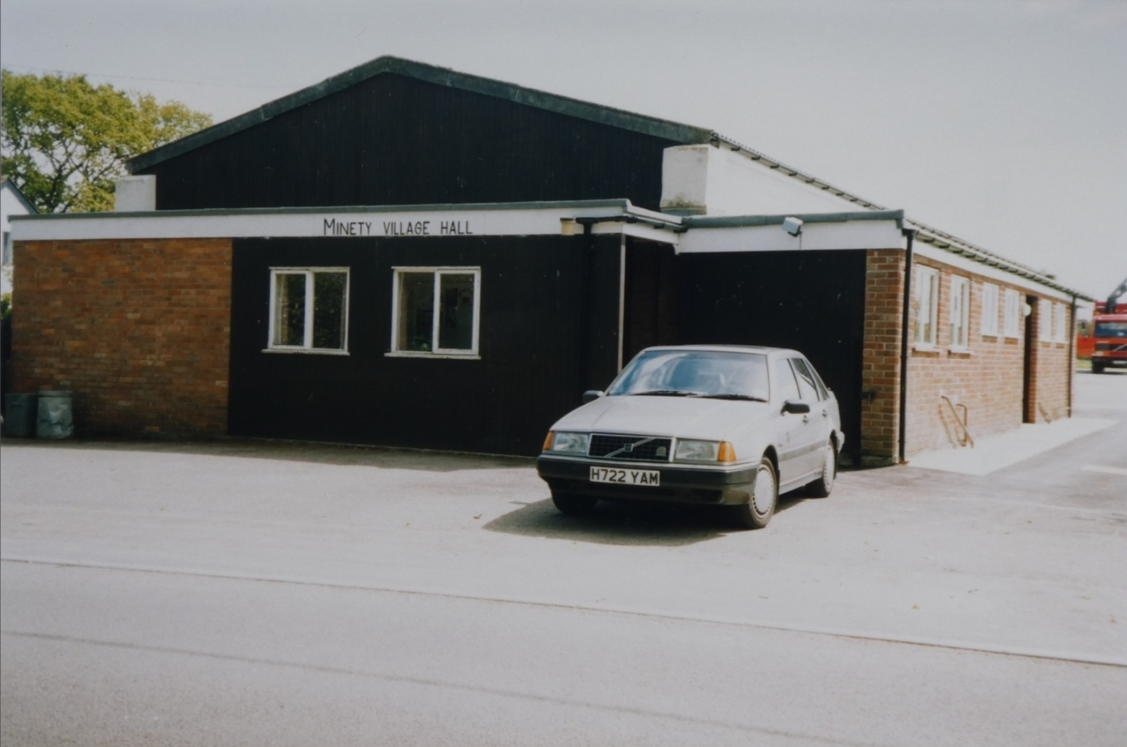 Minety Village Hall, where Stuart installed early lighting bars as a teenager