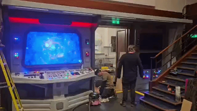 In-set lighting work for the Royal Institution Christmas Lectures