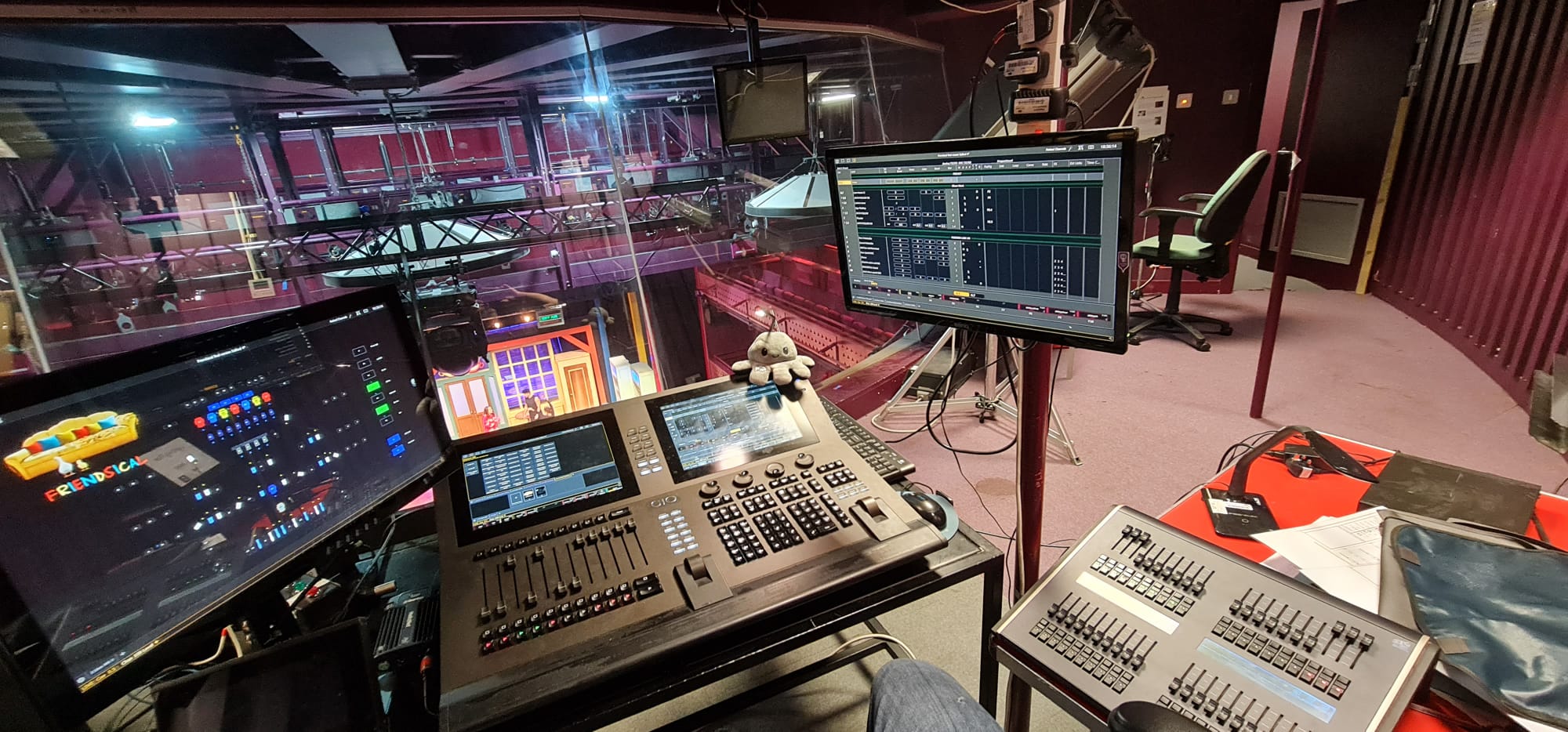 Control position at the Quays Theatre