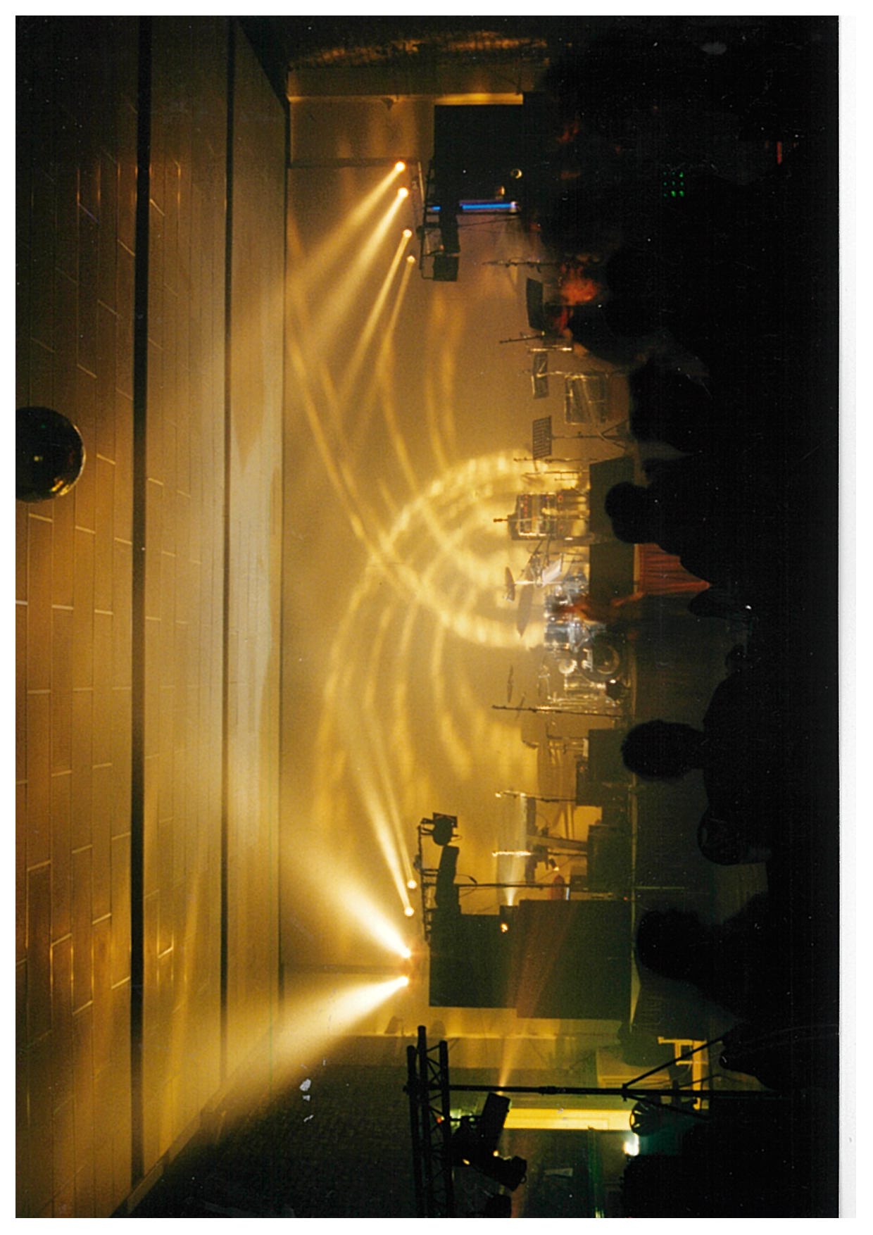 The Soul Destroyers performing under Stuart’s lighting at Cirencester Corn Exchange