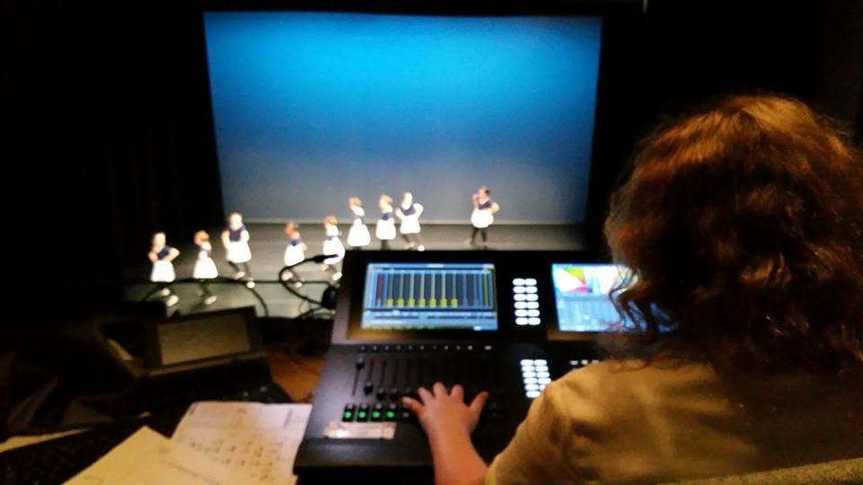 Practical technical theatre teaching session