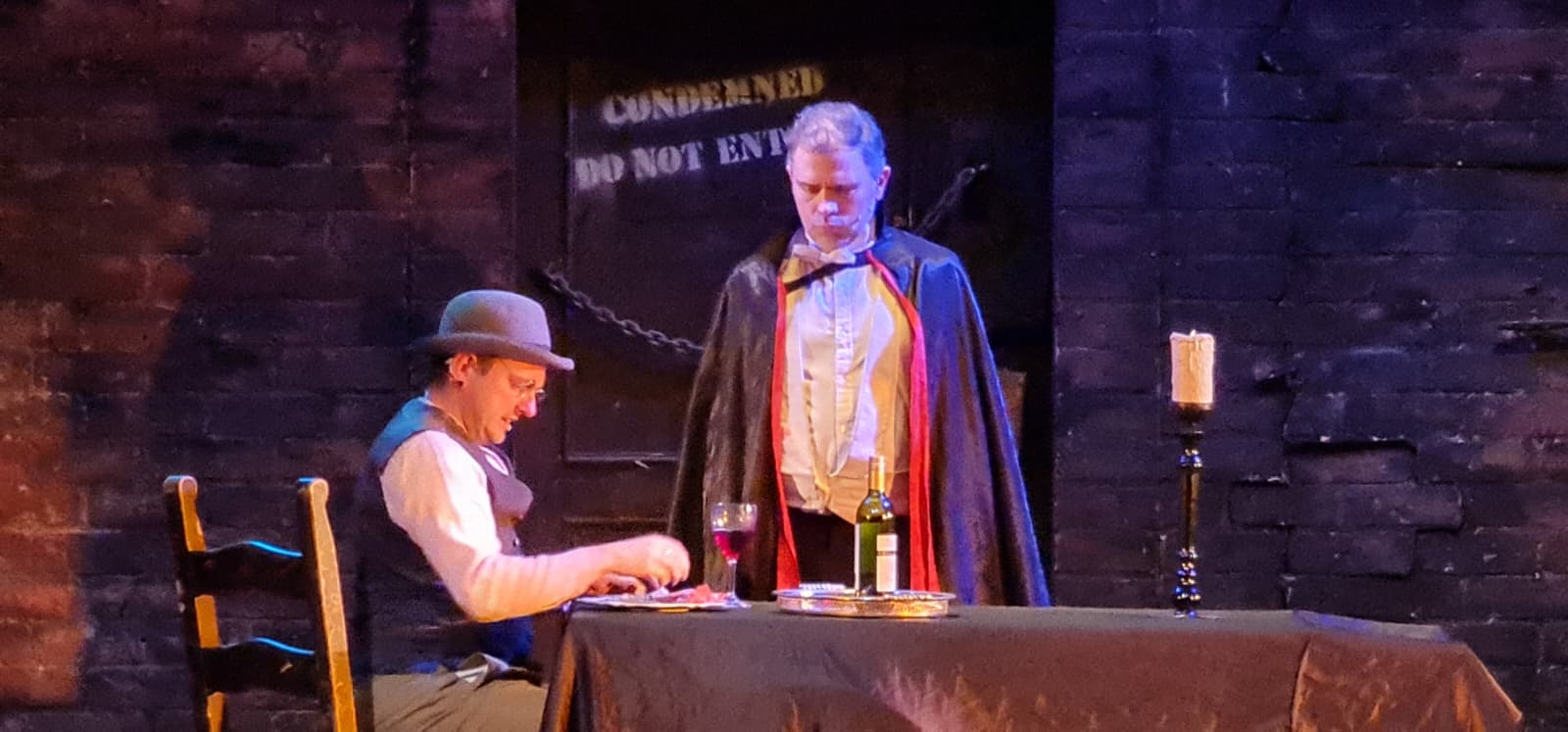 Production photograph from Dracula: The Bloody Truth